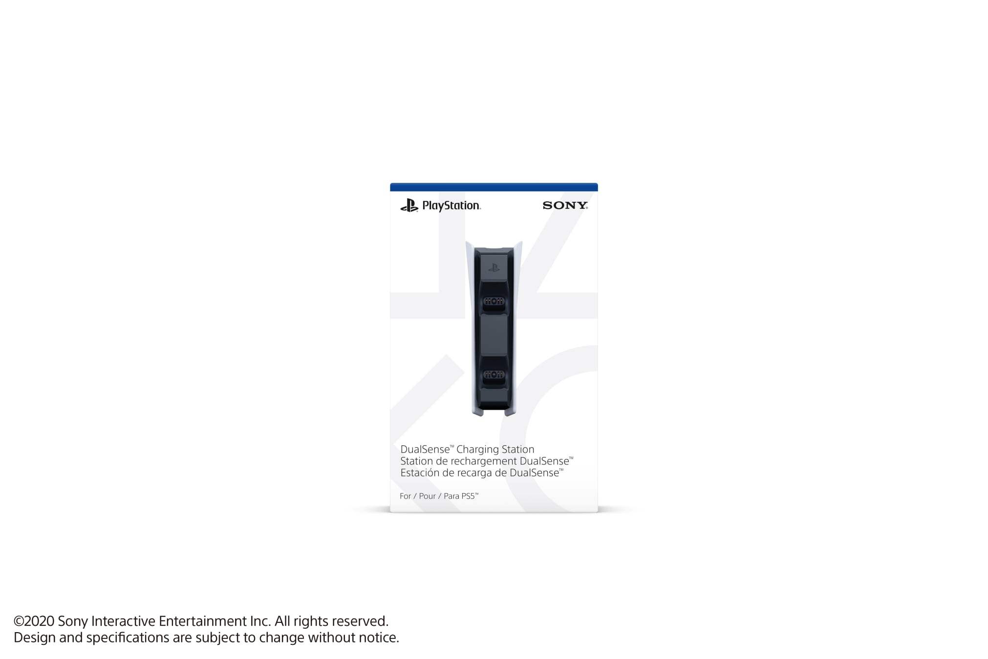 Cargador - Estacion de Carga para 2 controles PS5 Dual Sense