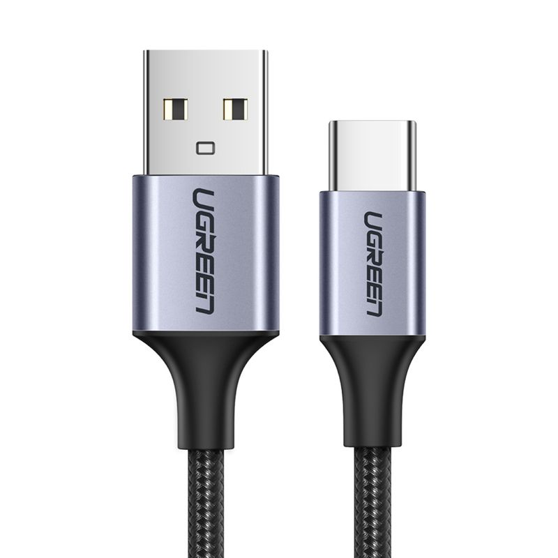UGREEN Cable USB-C a USB 2.0 A trenzado 2m Negro