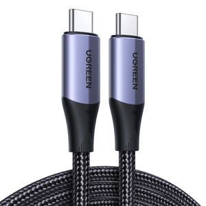 UGREEN Cable USB-C 2.0 a USB-C 2.0 Ángulo 5A Trenzado 3m UGREEN