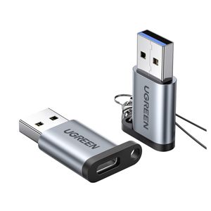 UGREEN Adaptador USB 3.0 A a USB-C 3.1 Gris