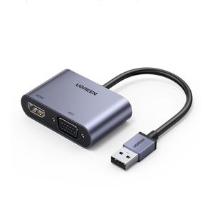 UGREEN Adaptador USB 3.0 A a HDMI+VGA