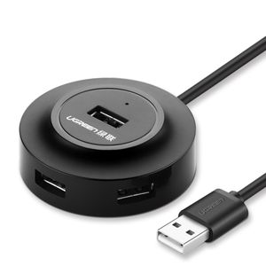 UGREEN HUB USB 2.0 A a 4 Puertos USB 2.0 A Negro