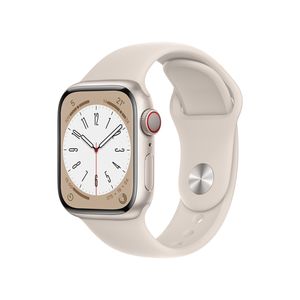 Apple Watch S8 GPS+Cellular 41mm Aluminium case blanco