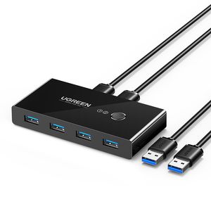 UGREEN Conmutador 2 en 4 USB 3.0 A