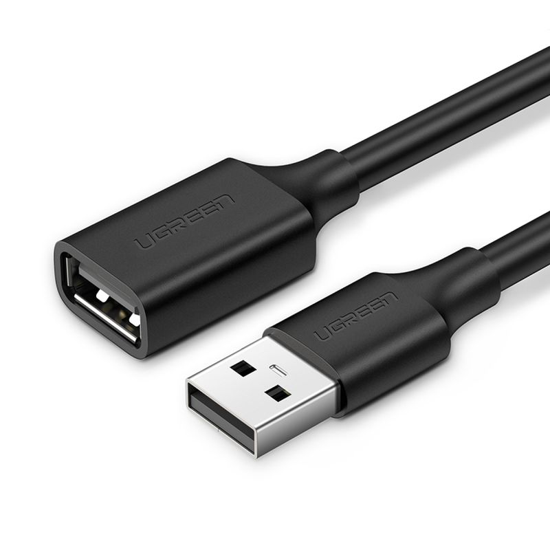 Cable USB V1.1 extensión A-hembra/A-macho gris 3 m