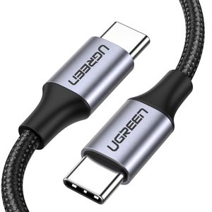 UGREEN CABLE DE DATOS USB-C 2.0 MACHO A USB-C 2.0 MACHO 3A NEGRO (3M)