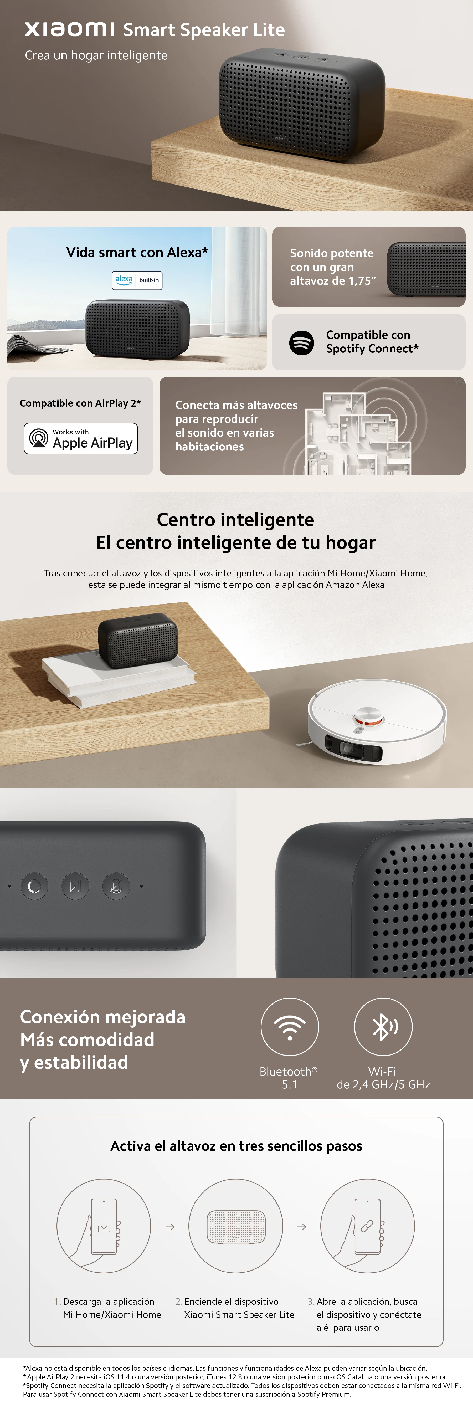 XIAOMI Altavoz Xiaomi Smart Speaker Lite