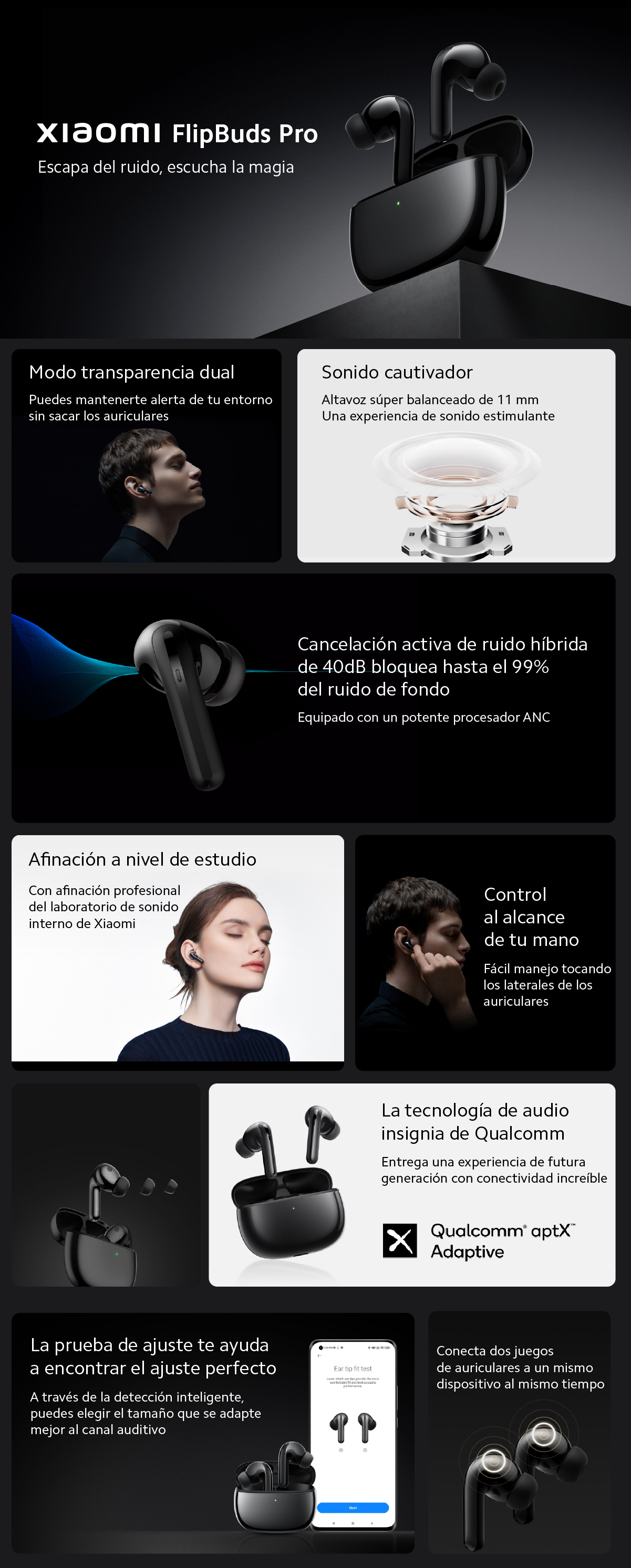 Los nuevos auriculares de Xiaomi con cancelación de ruido y súper batería  ya son oficiales