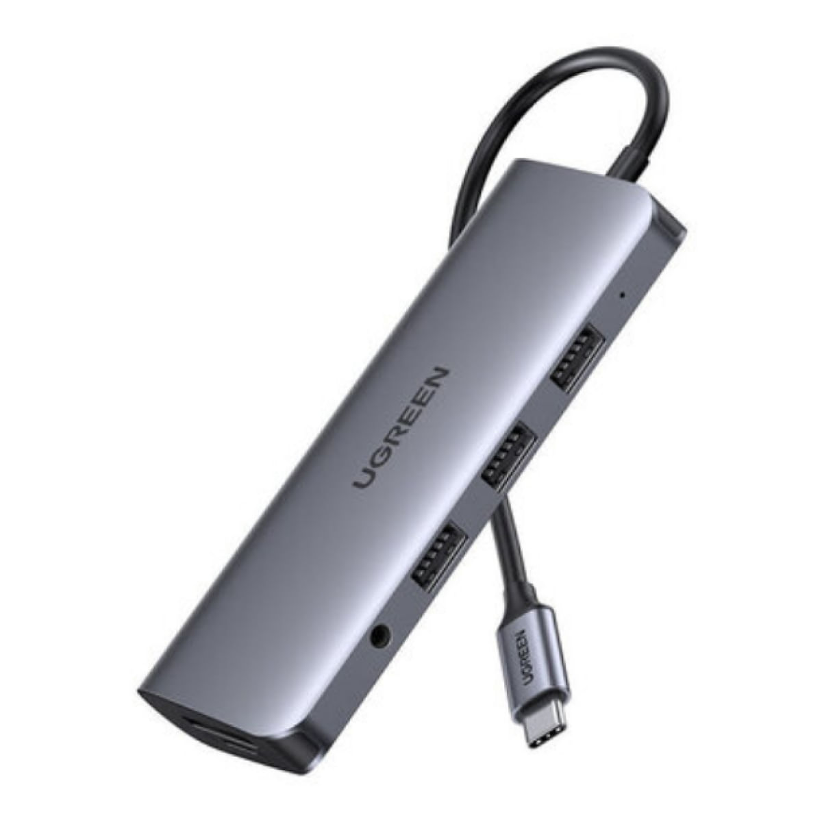 Ripley - UGREEN HUB USB-C A 2 PUERTOS USB 3.0 A+HDMI+SD/TF+PD