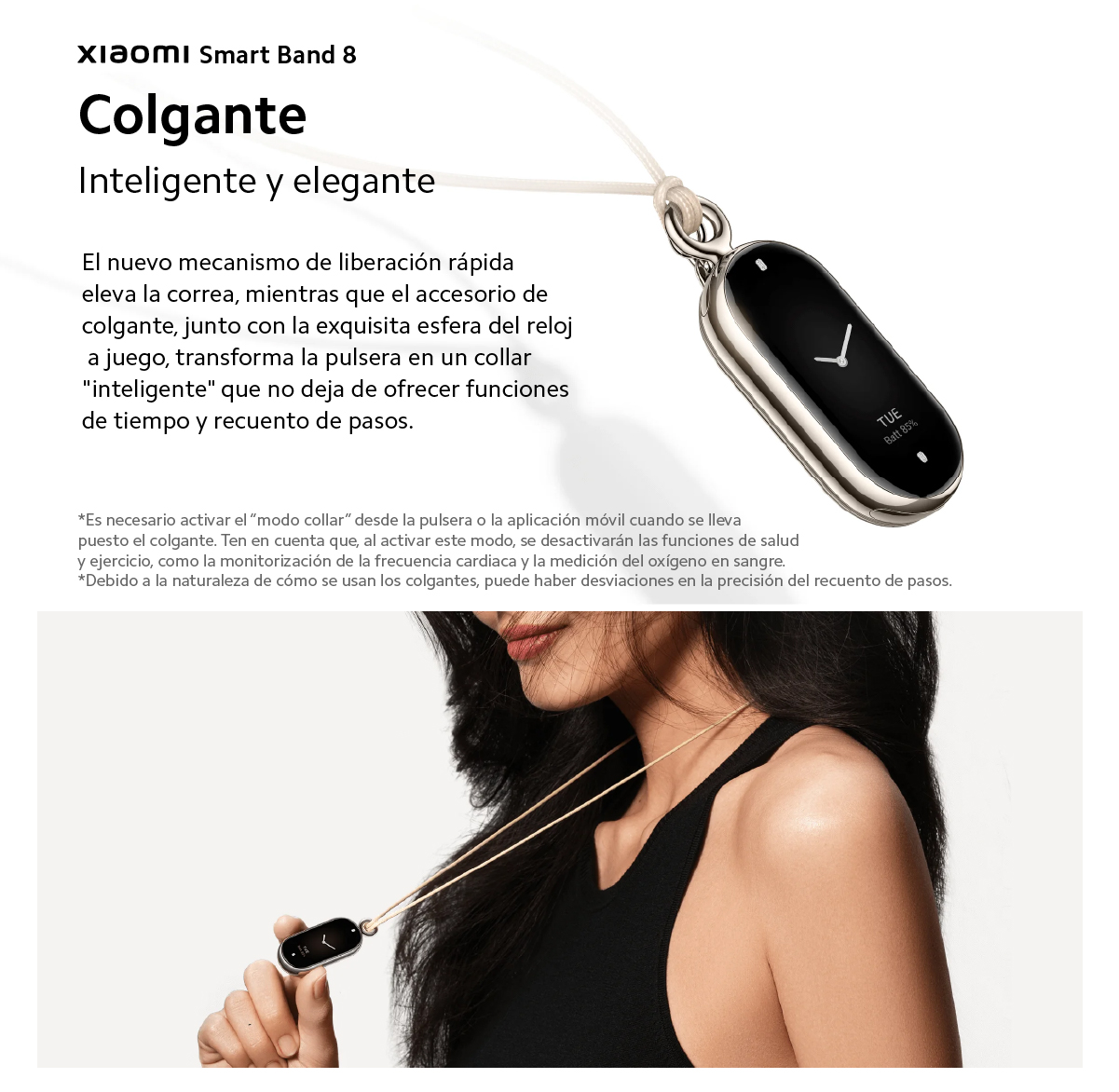 Correa De Acero Inoxidable Para Xiaomi Mi Band 8 Envío Rápid