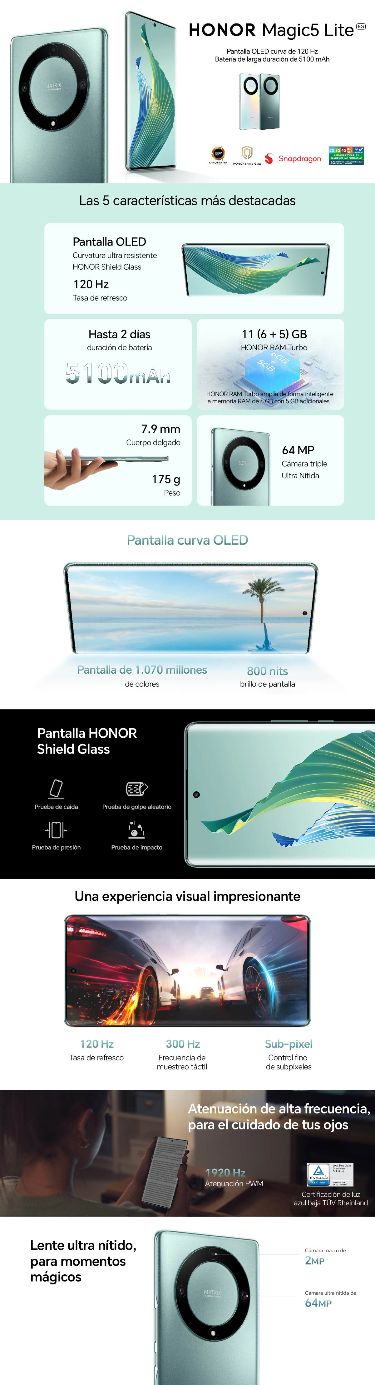 El HONOR Magic 6 Lite es oficial: Precio y especificaciones