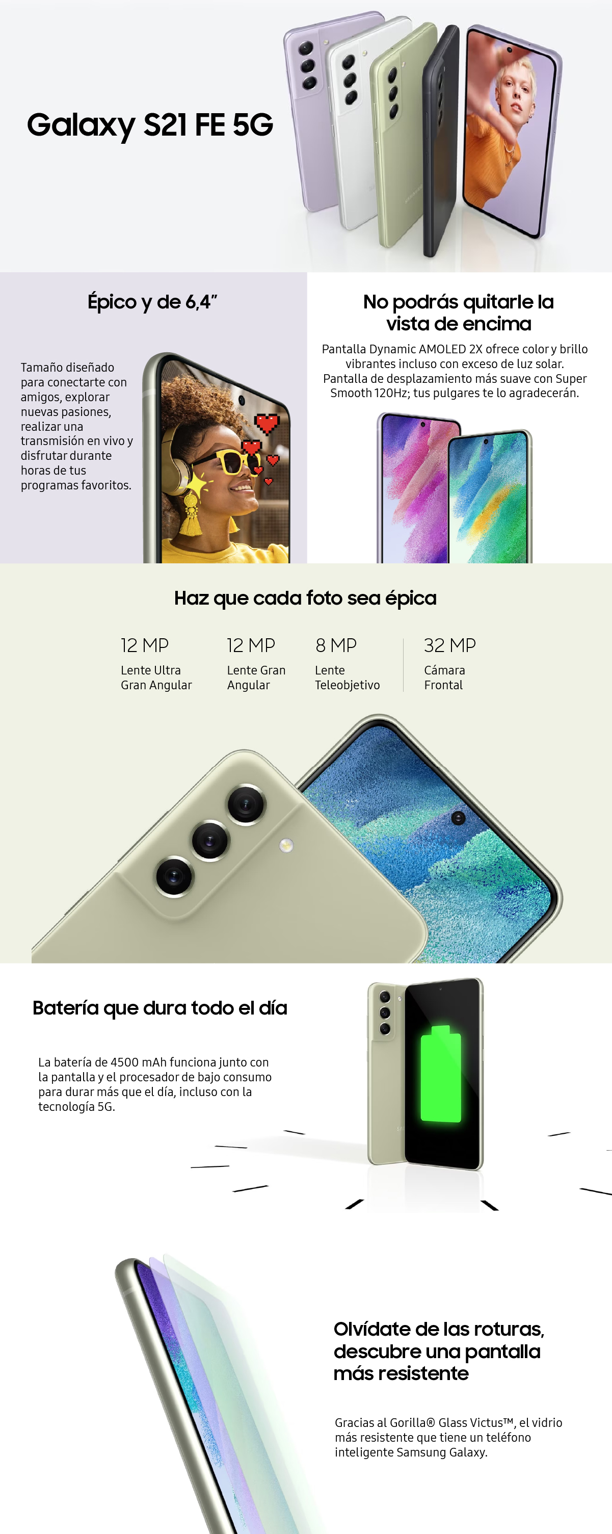 Teléfonos Samsung Galaxy S21 5G, Ofertas y características