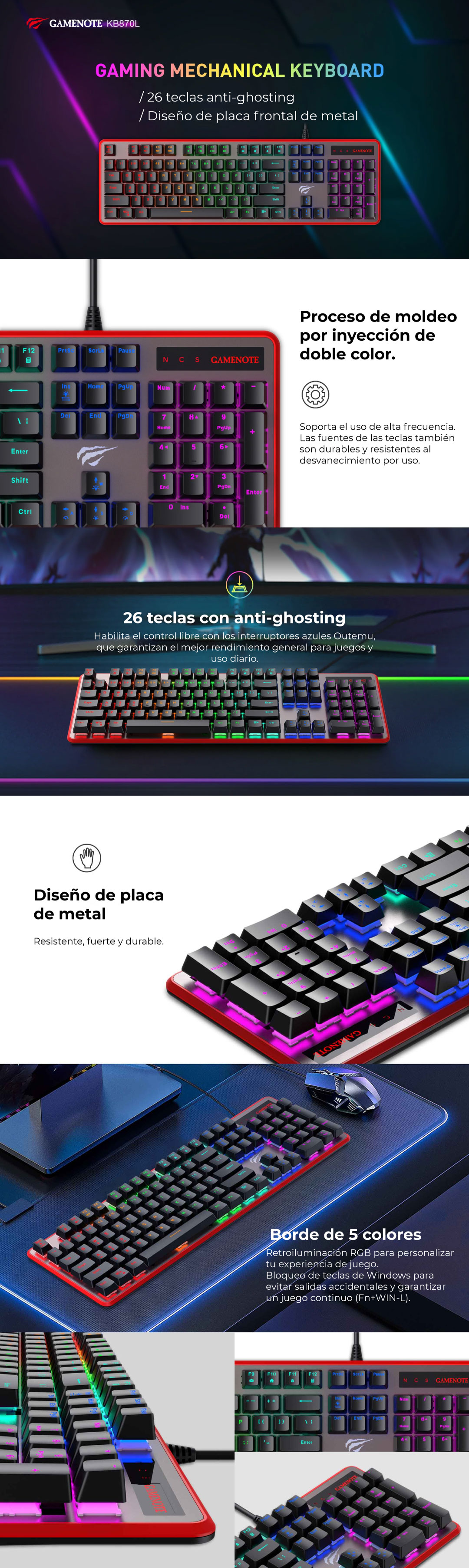 Havit Teclado Gamer