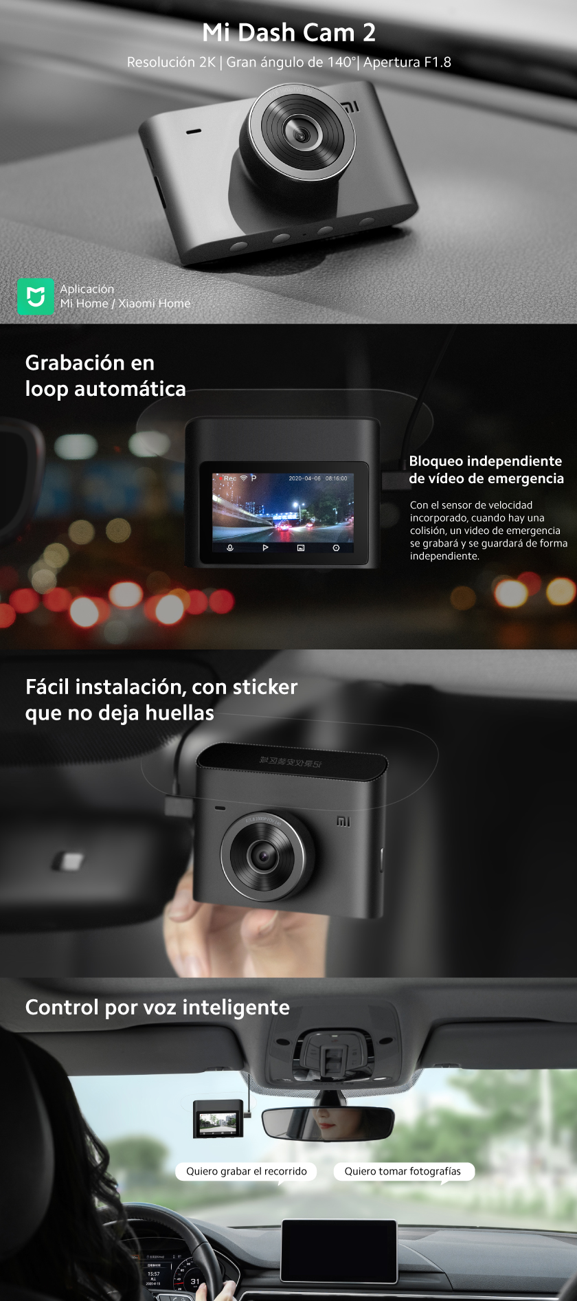 Xiaomi Mi DashCam Cámara Coche