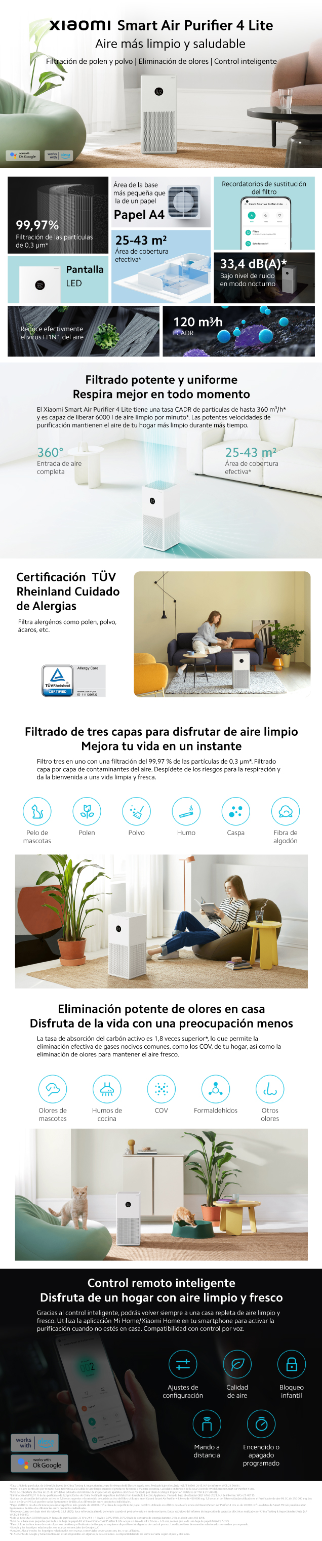 Xiaomi Smart Air Purifier 4 Lite