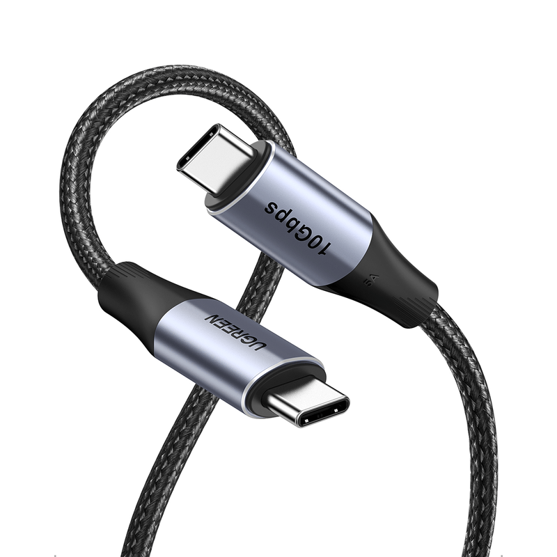 UGREEN-Cable-USB-C-3.1-GEN2-a-USB-C-3.1-GEN2-5A-trenzado-1m