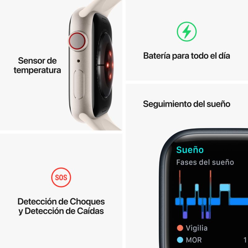 Gps Cellular Funciones Iwatch Serie Apple Watch Series 9, GPS