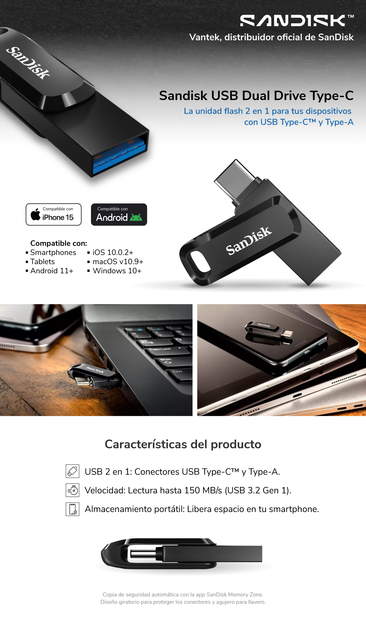 Sandisk USB Dual Drive Type-C