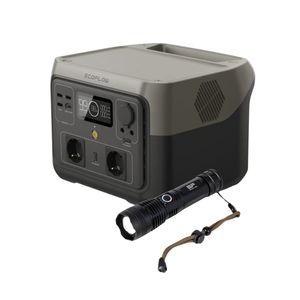 EcoFlow Generador River 2 Max 512Wh + Linterna