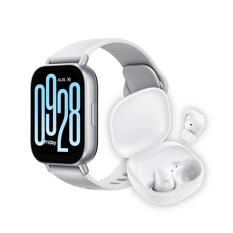 redmi-watch-5-active-silver---redmi-buds-6-play-blanco