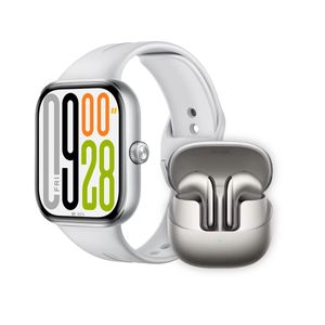 Redmi Watch 5 Silver + Audífonos Xiaomi Buds 5 Gris