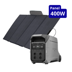 EcoFlow Generador Delta Pro 3 4000W + Panel Solar 400W