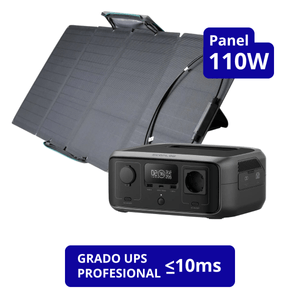 EcoFlow Generador River 3 245Wh + Panel Solar 110W