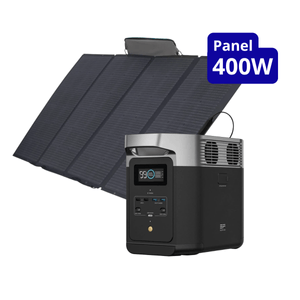 EcoFlow Generador Delta 2 Max 2400W + Panel Solar 400W