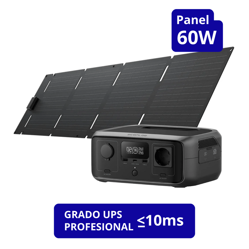 EcoFlow-River-3-UPS---Panel-60W